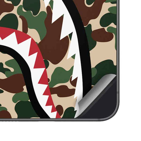 Shark Teeth Street Camo Galaxy S25 Skin